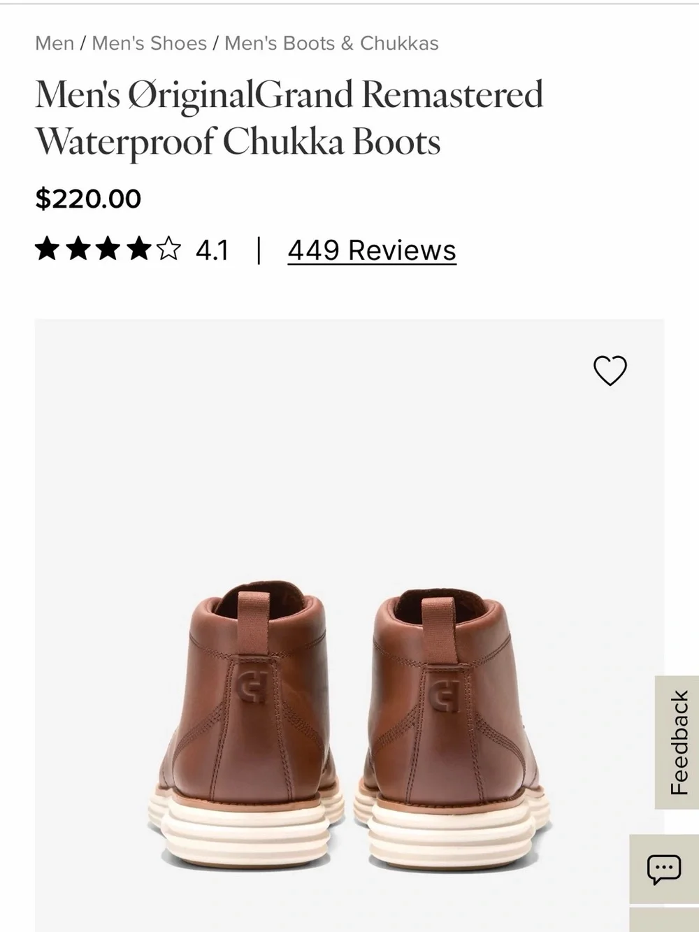 Cole Haan we kept